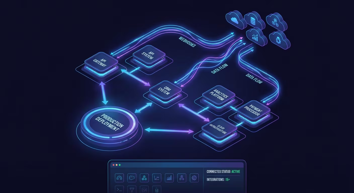 Formation API intégrations - process connectés déploiement production